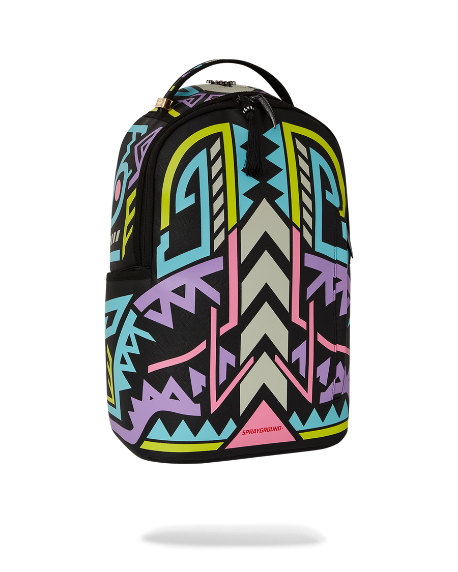 SPRAYGROUND® BACKPACK A.I. PATH TO THE FUTURE III BACKPACK - SANDFLOWER COLLAB (GLOW IN THE DARK)