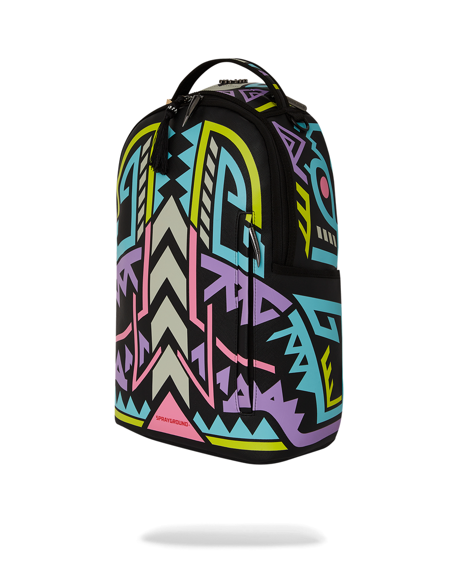 SPRAYGROUND® BACKPACK A.I. PATH TO THE FUTURE III BACKPACK - SANDFLOWER COLLAB (GLOW IN THE DARK)