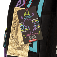 SPRAYGROUND® BACKPACK A.I. PATH TO THE FUTURE III BACKPACK - SANDFLOWER COLLAB (GLOW IN THE DARK)