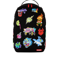 SPRAYGROUND® BACKPACK TRANCE PARTY PATCHES BACKPACK (23 VELCRO REMOVABLE PATCHES)