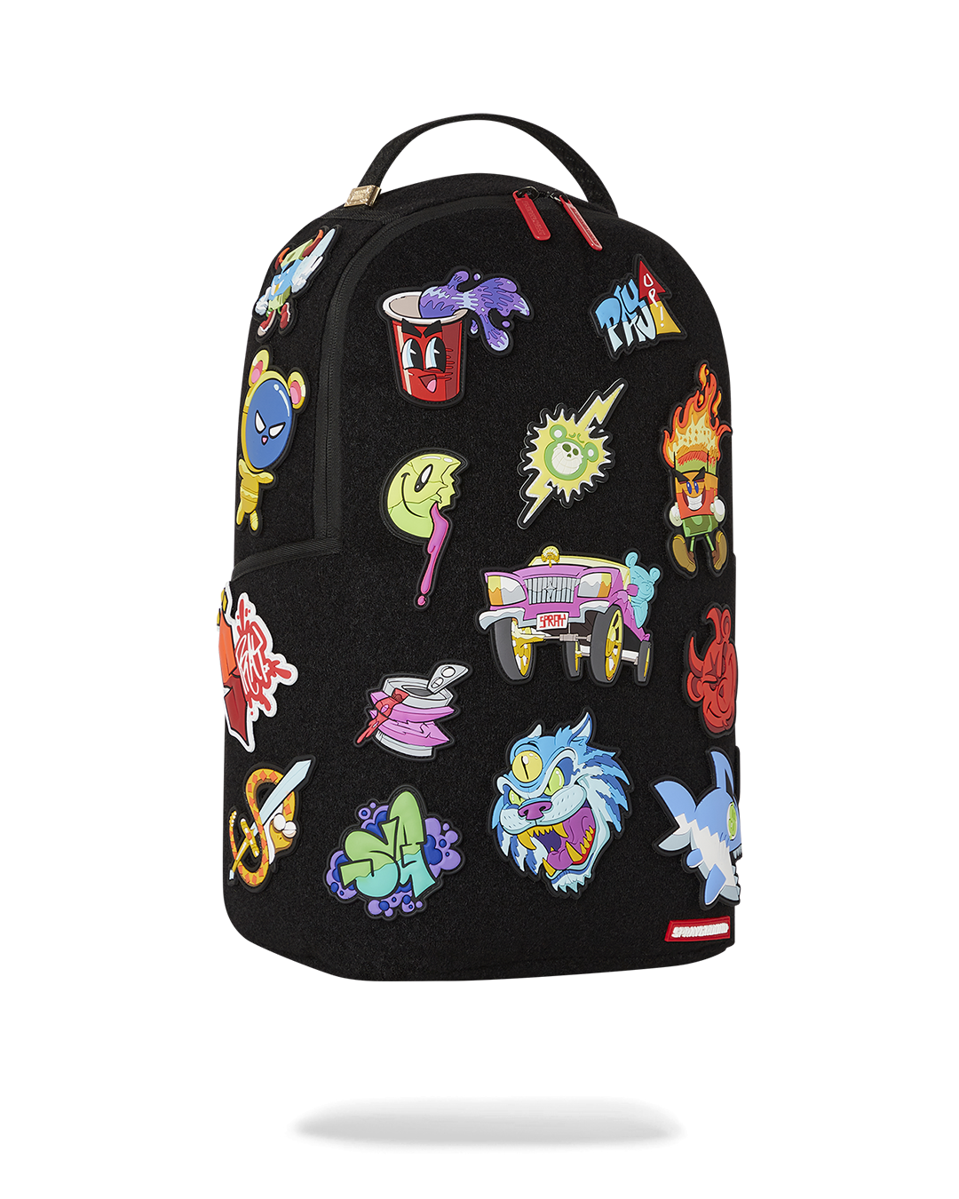 TRANCE PARTY PATCHES BACKPACK (23 VELCRO REMOVABLE PATCHES)