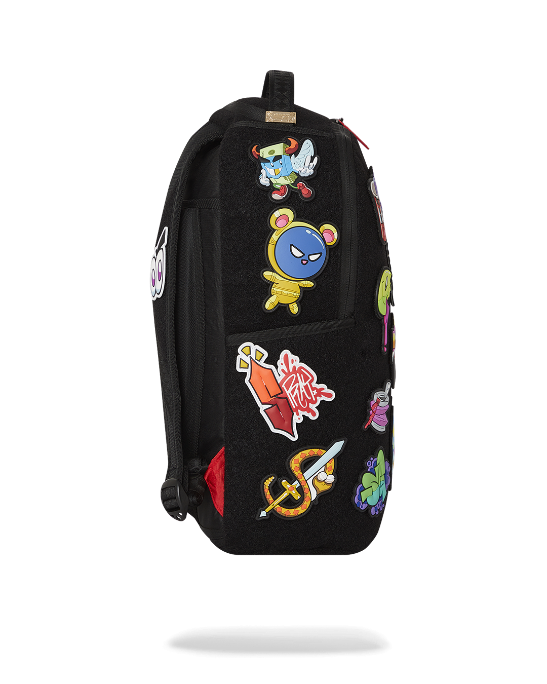 TRANCE PARTY PATCHES BACKPACK (23 VELCRO REMOVABLE PATCHES)