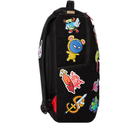 SPRAYGROUND® BACKPACK TRANCE PARTY PATCHES BACKPACK (23 VELCRO REMOVABLE PATCHES)