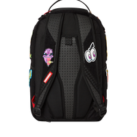 SPRAYGROUND® BACKPACK TRANCE PARTY PATCHES BACKPACK (23 VELCRO REMOVABLE PATCHES)