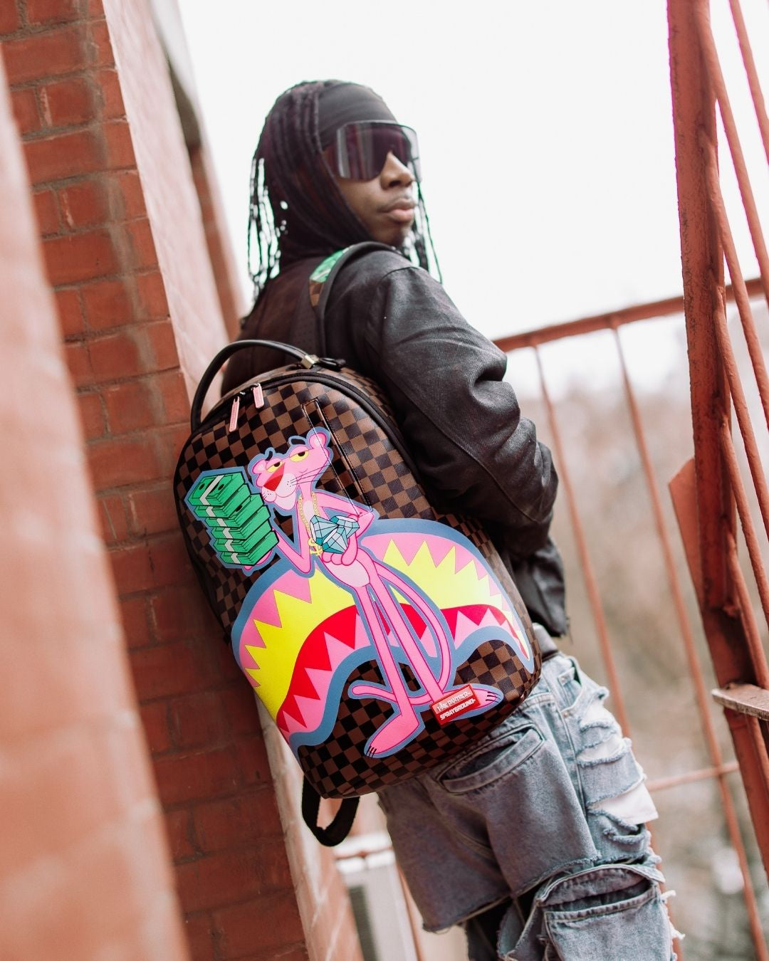 SPRAYGROUND® BACKPACK PINK PANTHER WE OUT HERE