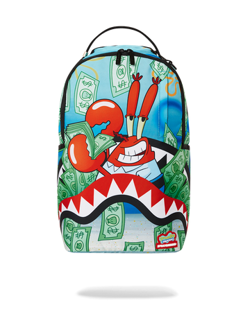 SPRAYGROUND® BACKPACK SPONGE BOB CRABS COUNT DLXSR BACKPACK