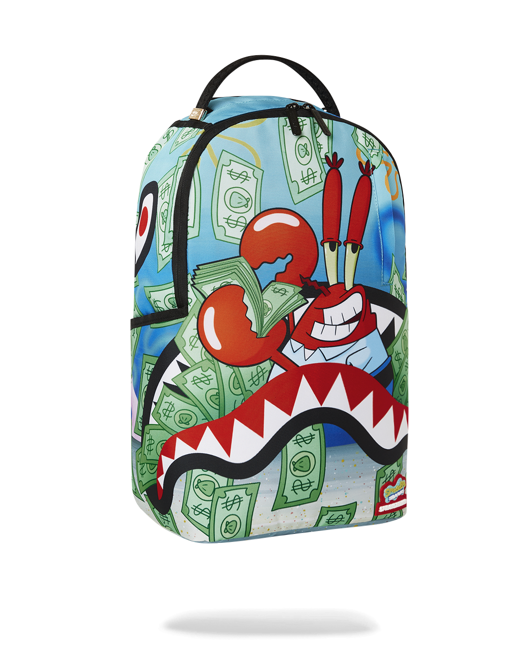 SPRAYGROUND® BACKPACK SPONGE BOB CRABS COUNT DLXSR BACKPACK