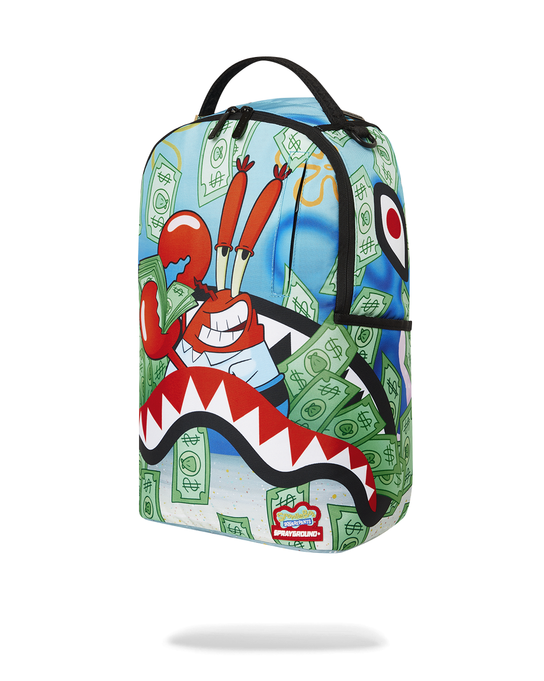 SPRAYGROUND® BACKPACK SPONGE BOB CRABS COUNT DLXSR BACKPACK