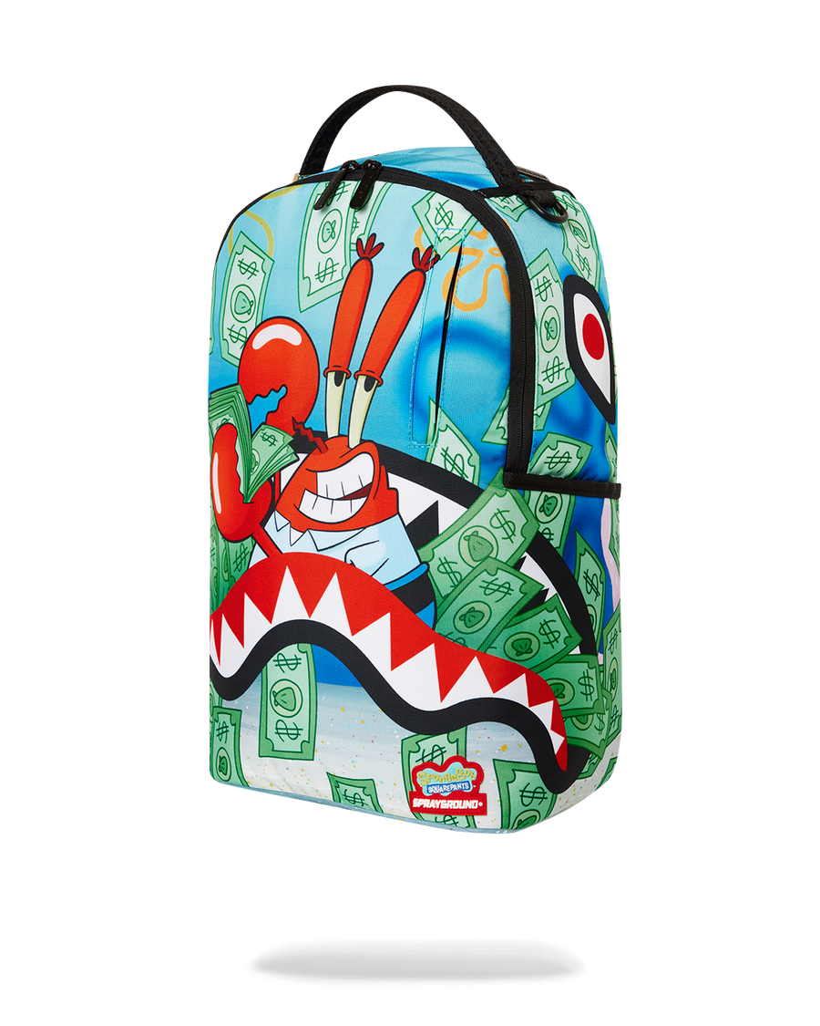 SPRAYGROUND® BACKPACK SPONGE BOB CRABS COUNT DLXSR BACKPACK