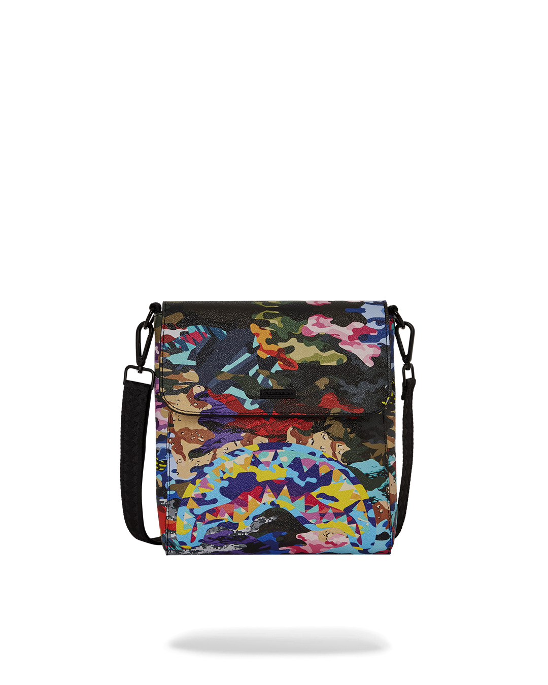 SPRAYGROUND® SLING SLICED AND DICED CAMO MESSENGER SLING BAG