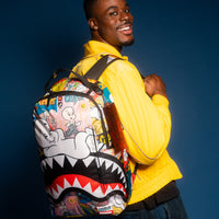 SPRAYGROUND® BACKPACK CASPER MAGAZINE ART DLXSR BACKPACK