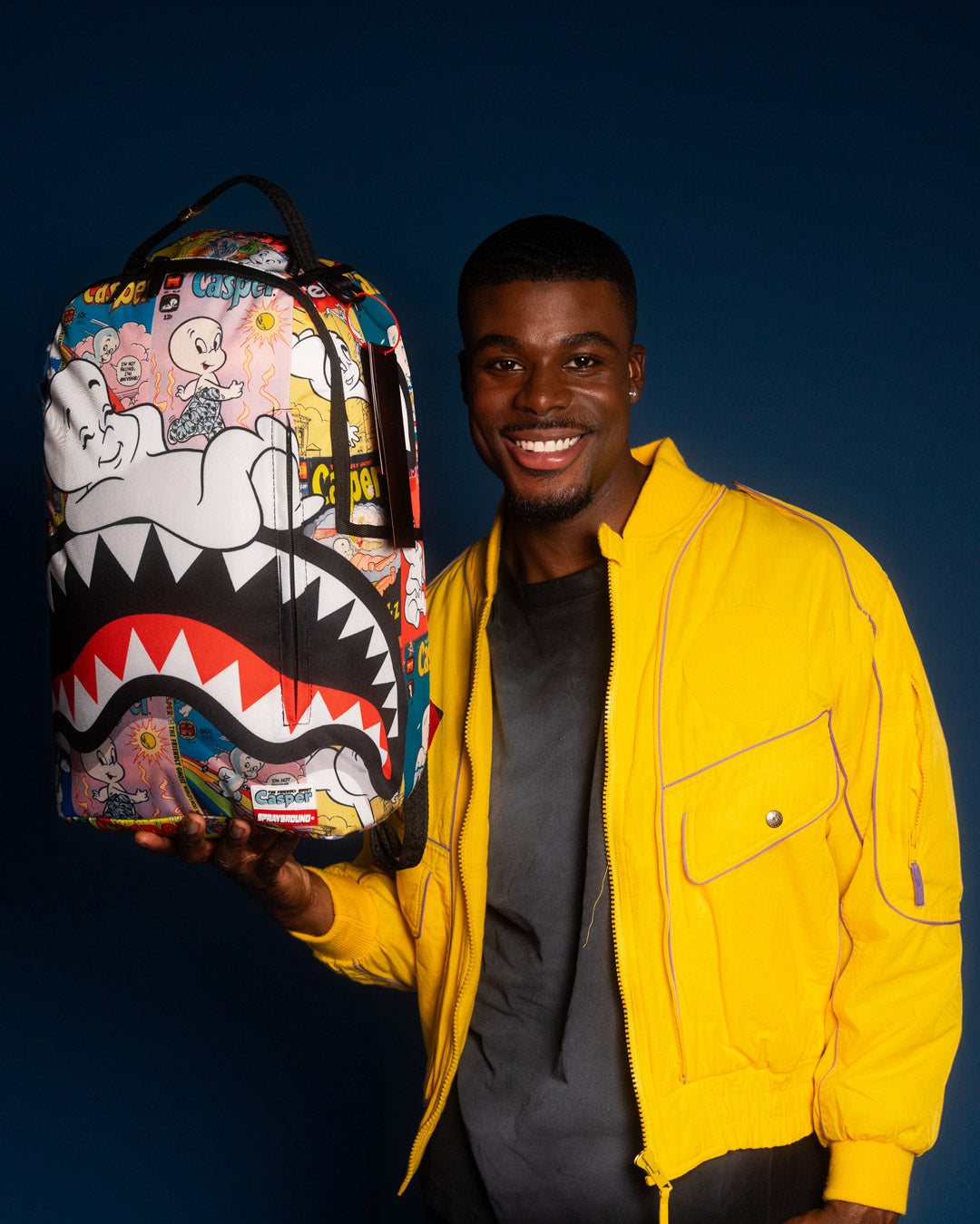 SPRAYGROUND® BACKPACK CASPER MAGAZINE ART DLXSR BACKPACK