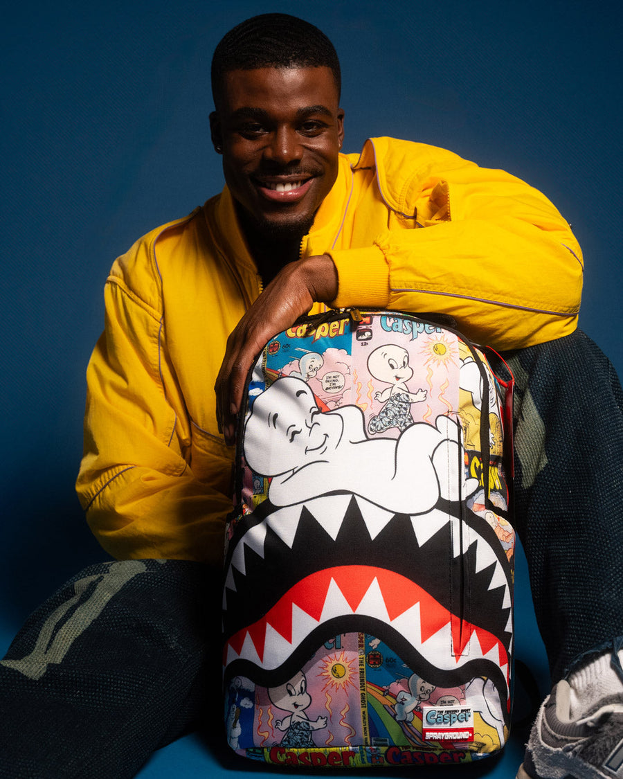 SPRAYGROUND® BACKPACK CASPER MAGAZINE ART DLXSR BACKPACK