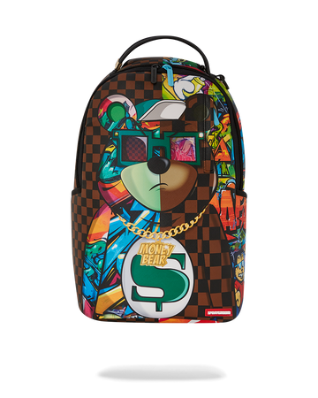 SPRAYGROUND® BACKPACK MONEYBEAR DON'T CARE DLXSV BACKPACK