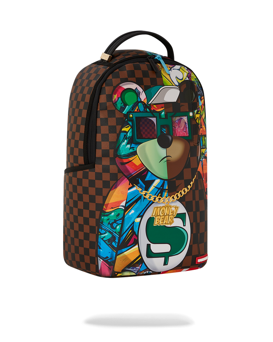 SPRAYGROUND® BACKPACK MONEYBEAR DON'T CARE DLXSV BACKPACK