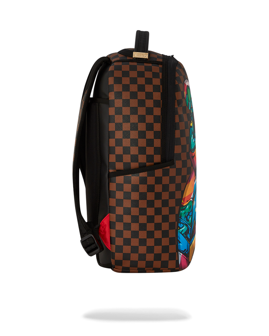 SPRAYGROUND® BACKPACK MONEYBEAR DON'T CARE DLXSV BACKPACK