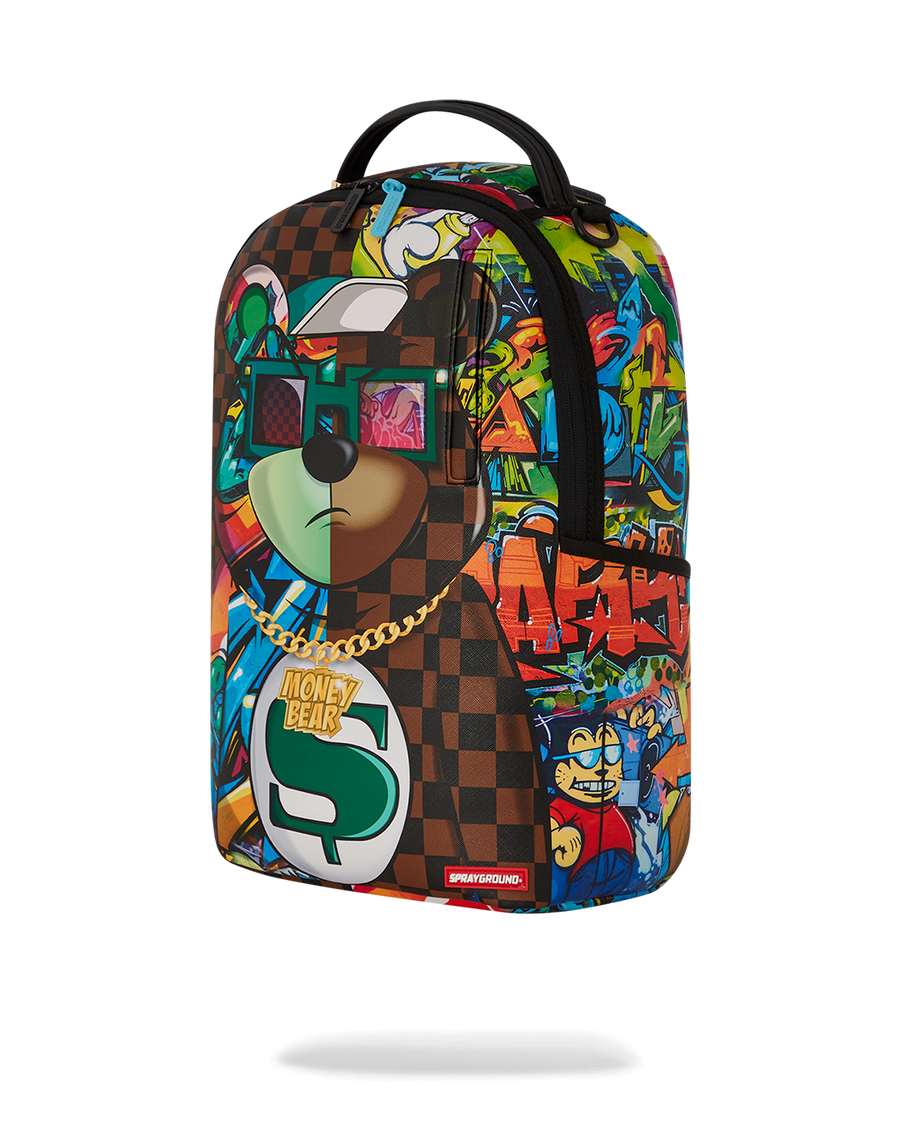 SPRAYGROUND® BACKPACK MONEYBEAR DON'T CARE DLXSV BACKPACK