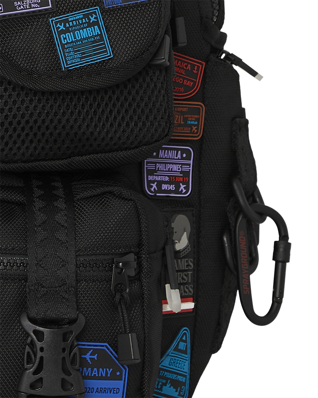 SPRAYGROUND® BACKPACK JAMES FIRST CLASS I GOT THESE STAMPS BACKPACK