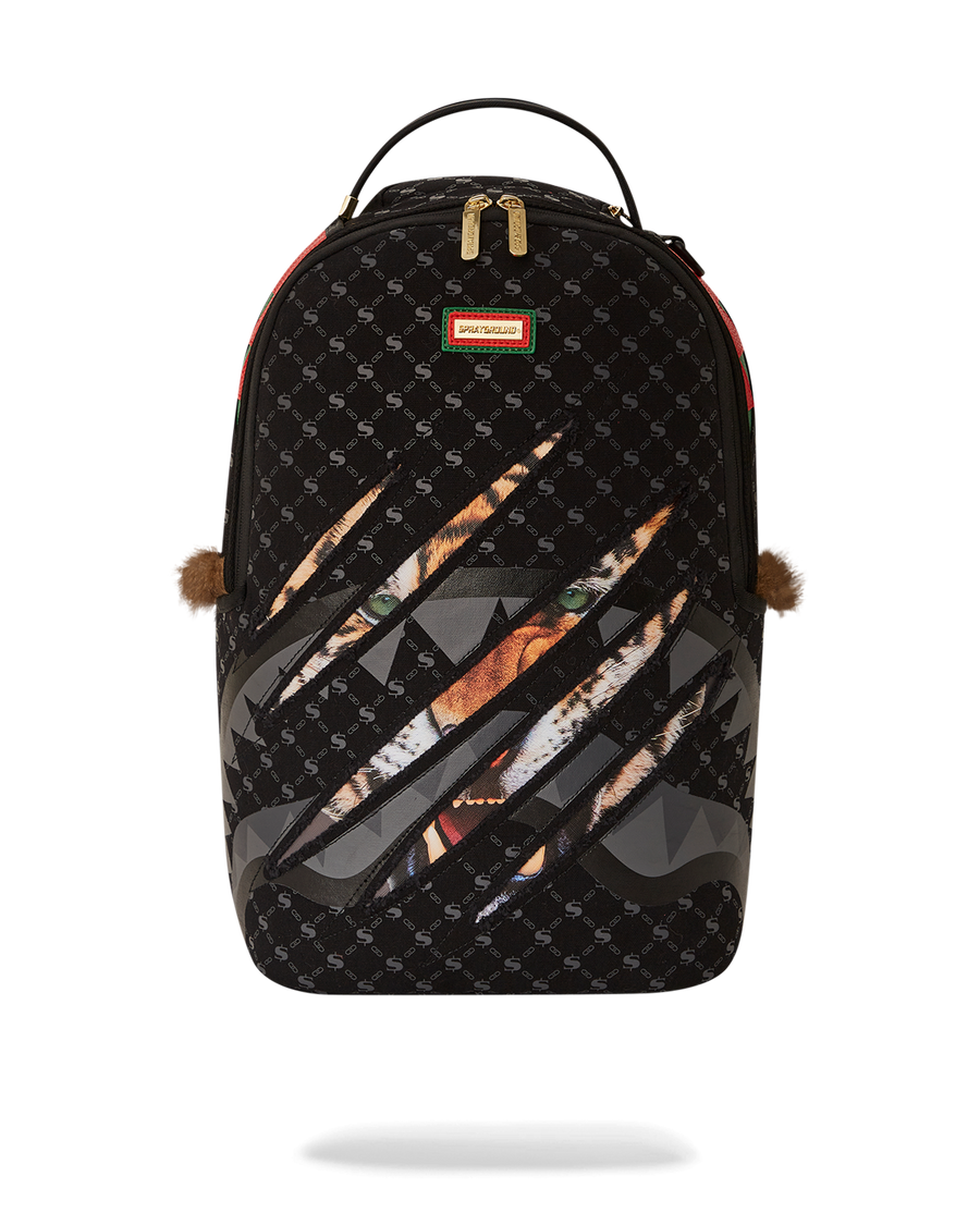 TIGER SCRATCHED DLXSV BACKPACK