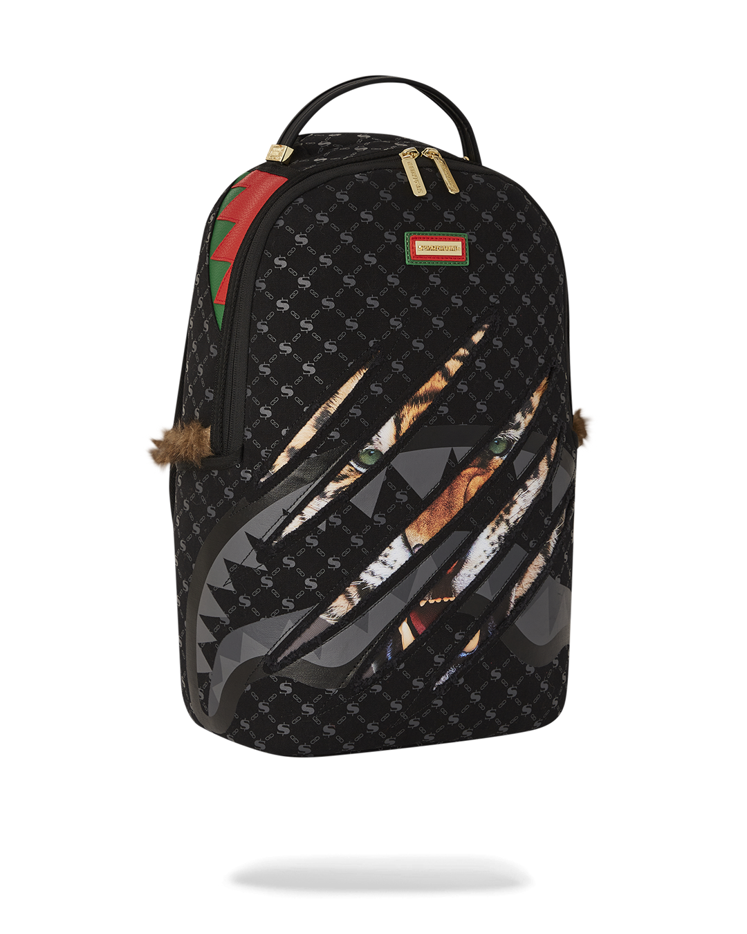 TIGER SCRATCHED DLXSV BACKPACK