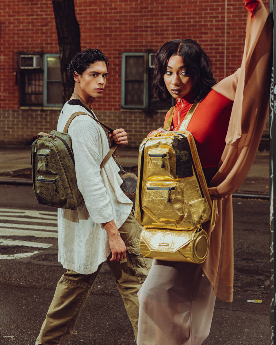 SPRAYGROUND® CROSSBODY DUNE FREMKIT BACKPACK + CROSSBODY (DESERT SPICE)