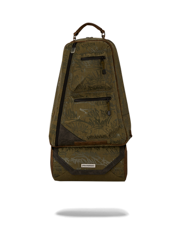 DUNE SCRIBBLE CROSSBODY (ARMY GREEN)