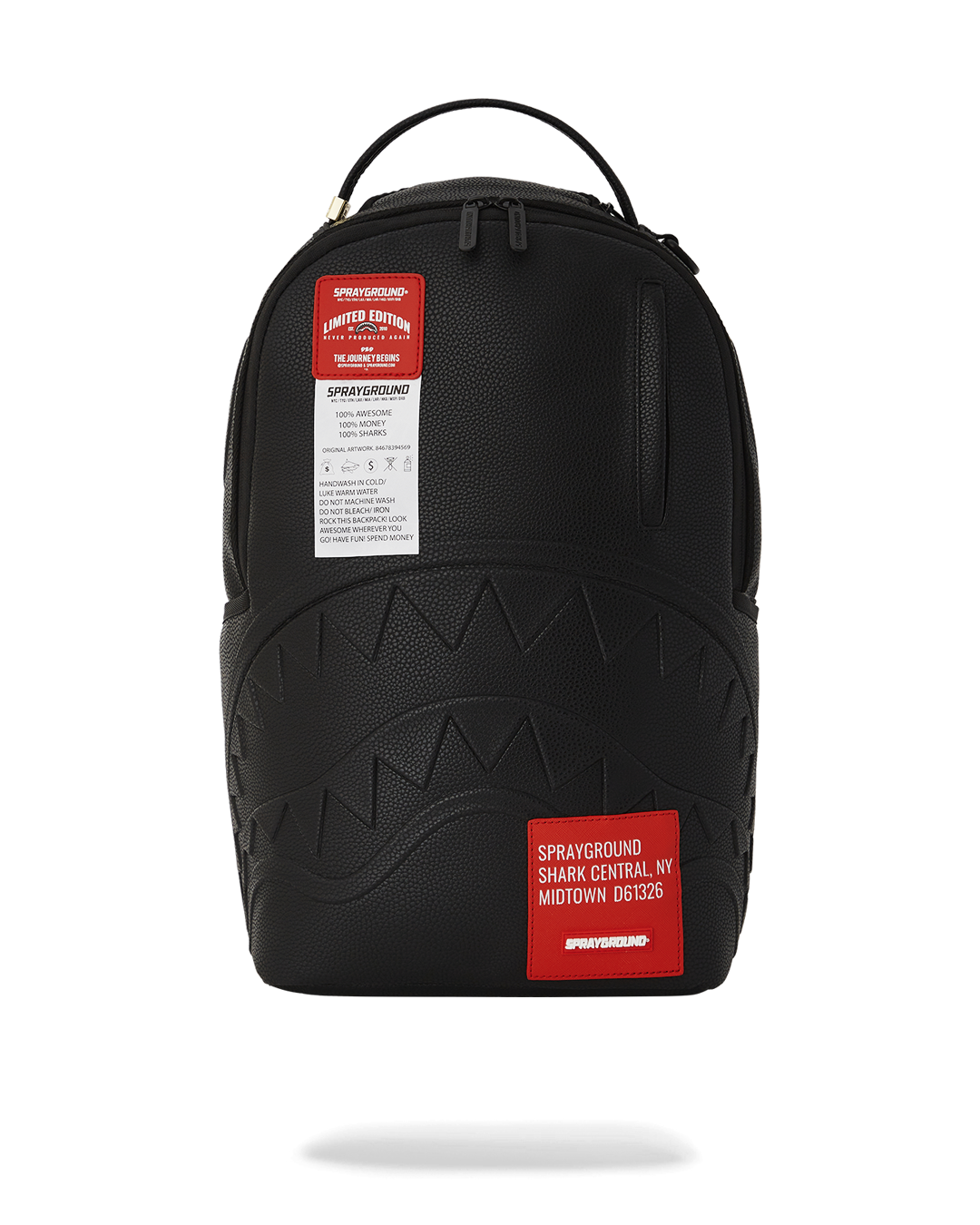 SPRAYGROUND® BACKPACK SHARK CENTRAL CARE LABEL DLXSV BACKPACK