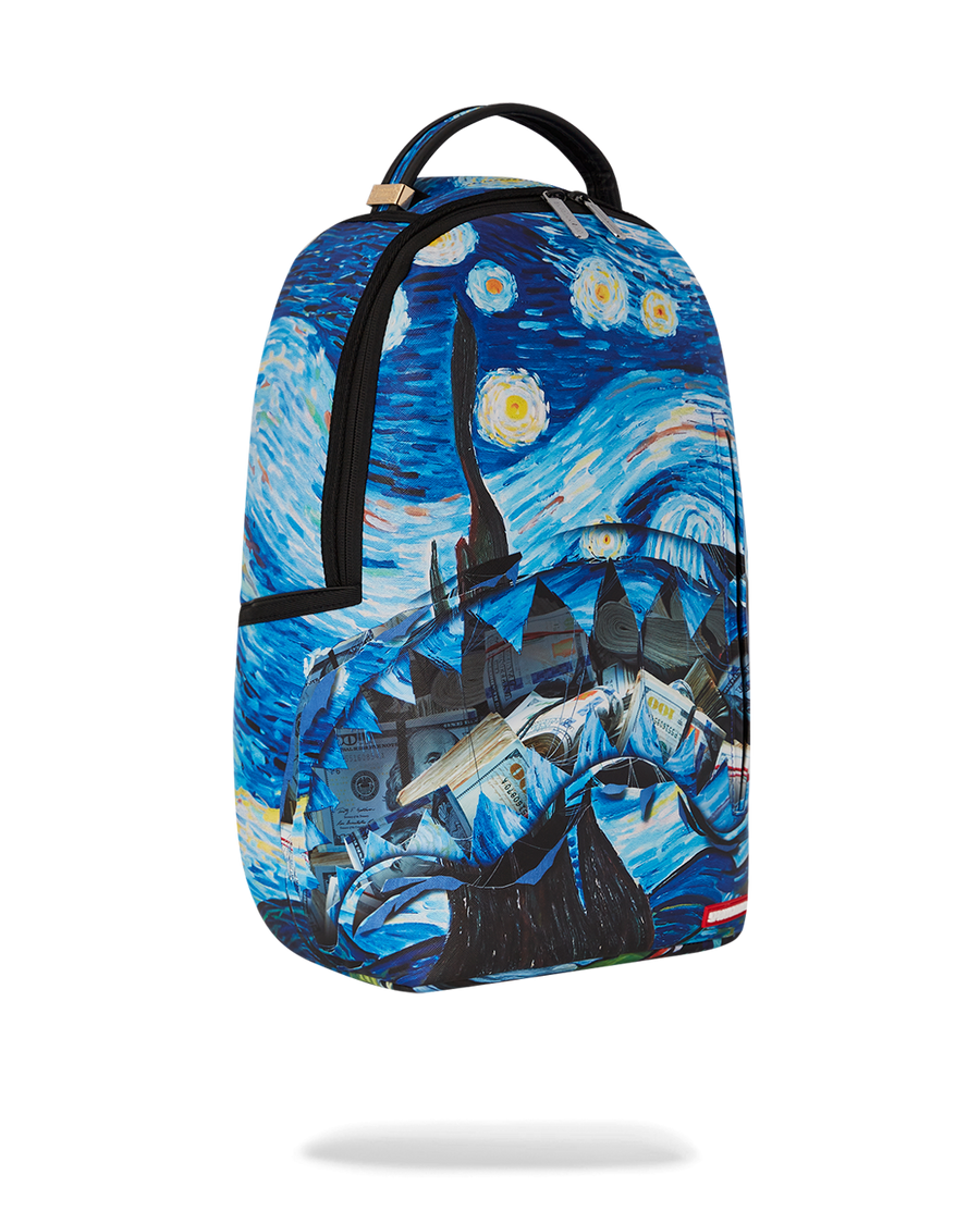 SPRAYGROUND® BACKPACK VAN GOGH HIDDEN MONEY BAG DLXSV BACKPACK