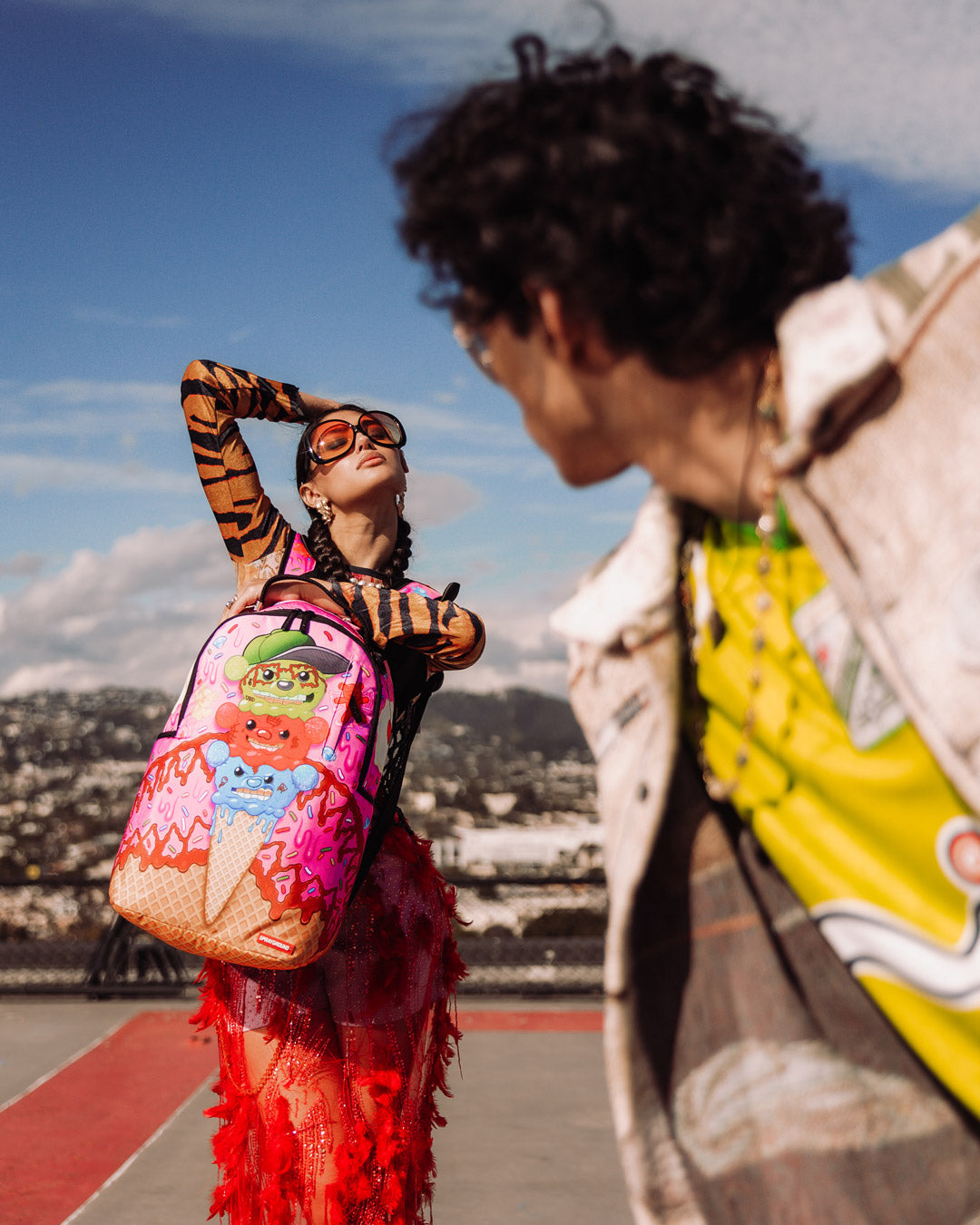 SPRAYGROUND® BACKPACK YUM YUM SHARK MELT DLXSR BACKPACK