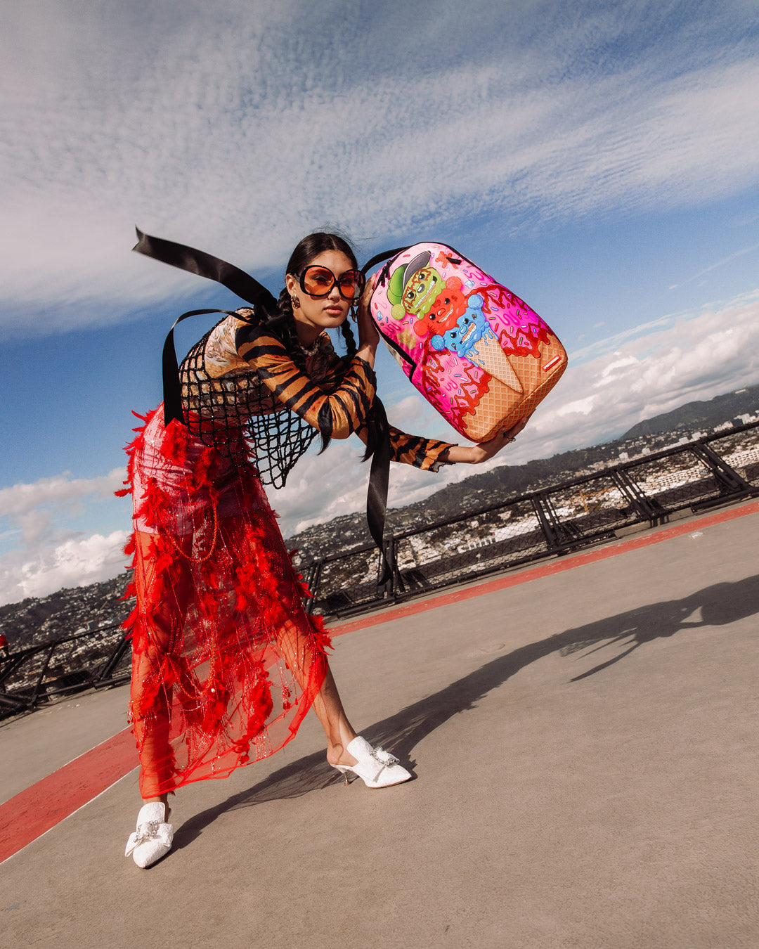 SPRAYGROUND® BACKPACK YUM YUM SHARK MELT DLXSR BACKPACK