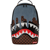 SPRAYGROUND® BACKPACK FABRIC HOUSE SHARK DRIP BACKPACK