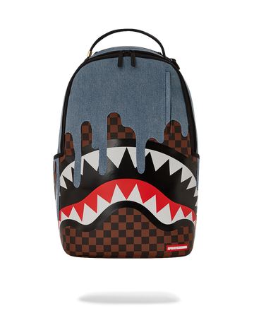 SPRAYGROUND® BACKPACK FABRIC HOUSE SHARK DRIP BACKPACK