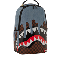 SPRAYGROUND® BACKPACK FABRIC HOUSE SHARK DRIP BACKPACK