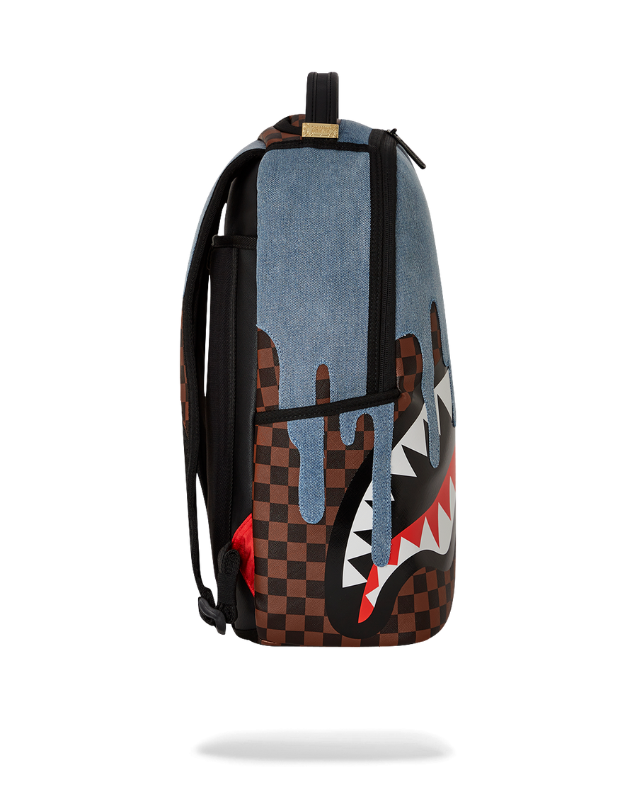 SPRAYGROUND® BACKPACK FABRIC HOUSE SHARK DRIP BACKPACK