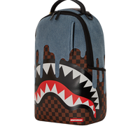 SPRAYGROUND® BACKPACK FABRIC HOUSE SHARK DRIP BACKPACK