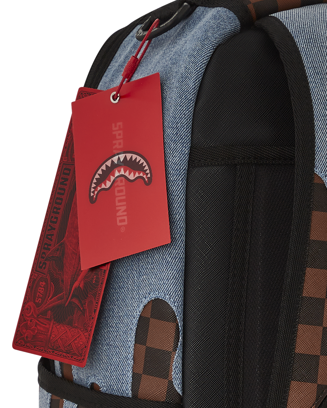 SPRAYGROUND® BACKPACK FABRIC HOUSE SHARK DRIP BACKPACK