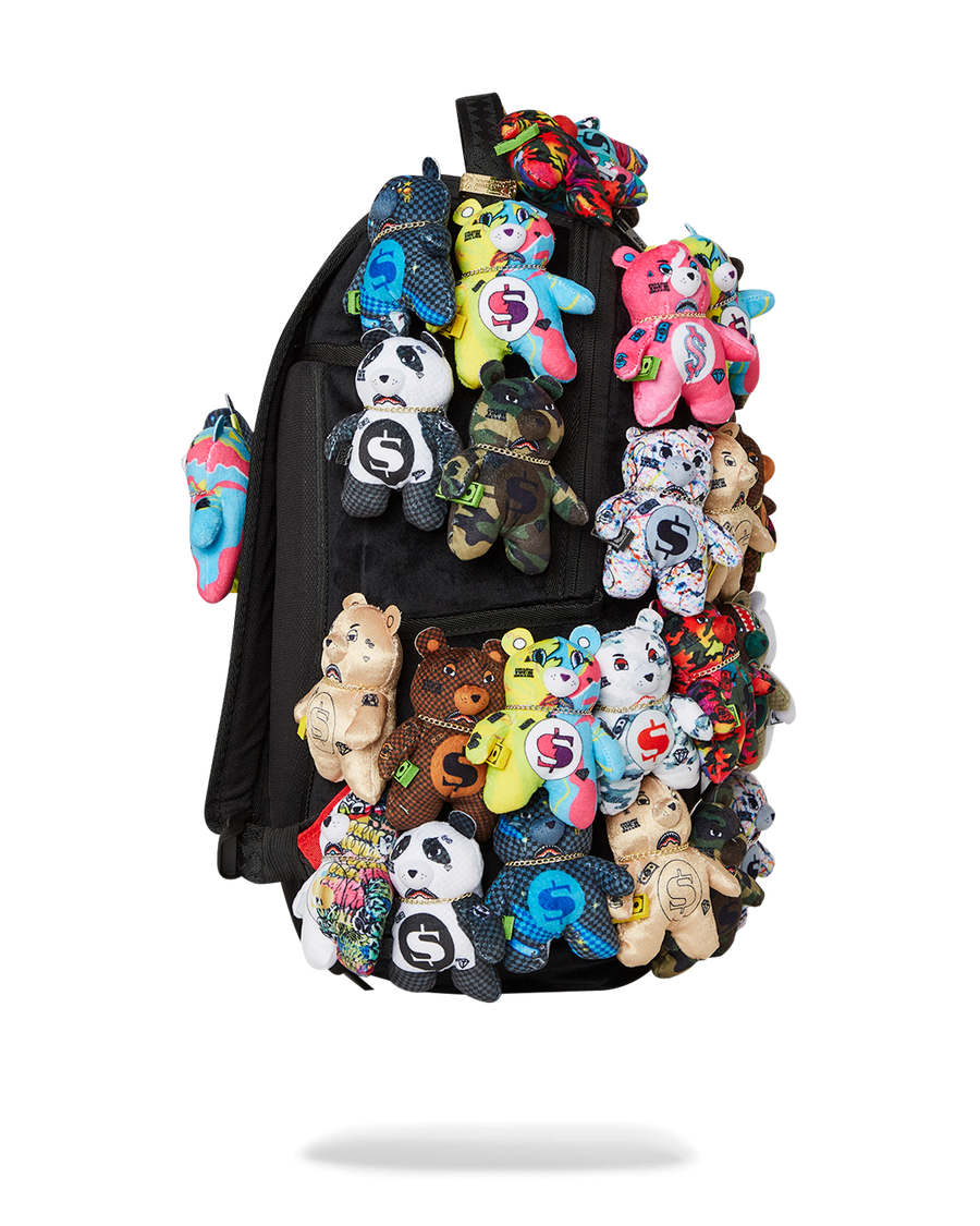 SPRAYGROUND® BACKPACK PACK OF BEARS REAL PLUSH BEARS RUNWAY PIECE BACKPACK - SUPER EXCLUSIVE