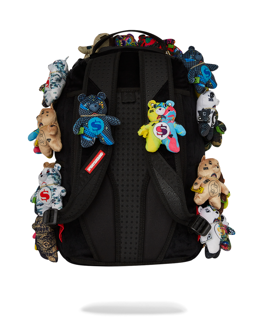 SPRAYGROUND® BACKPACK PACK OF BEARS REAL PLUSH BEARS RUNWAY PIECE BACKPACK - SUPER EXCLUSIVE