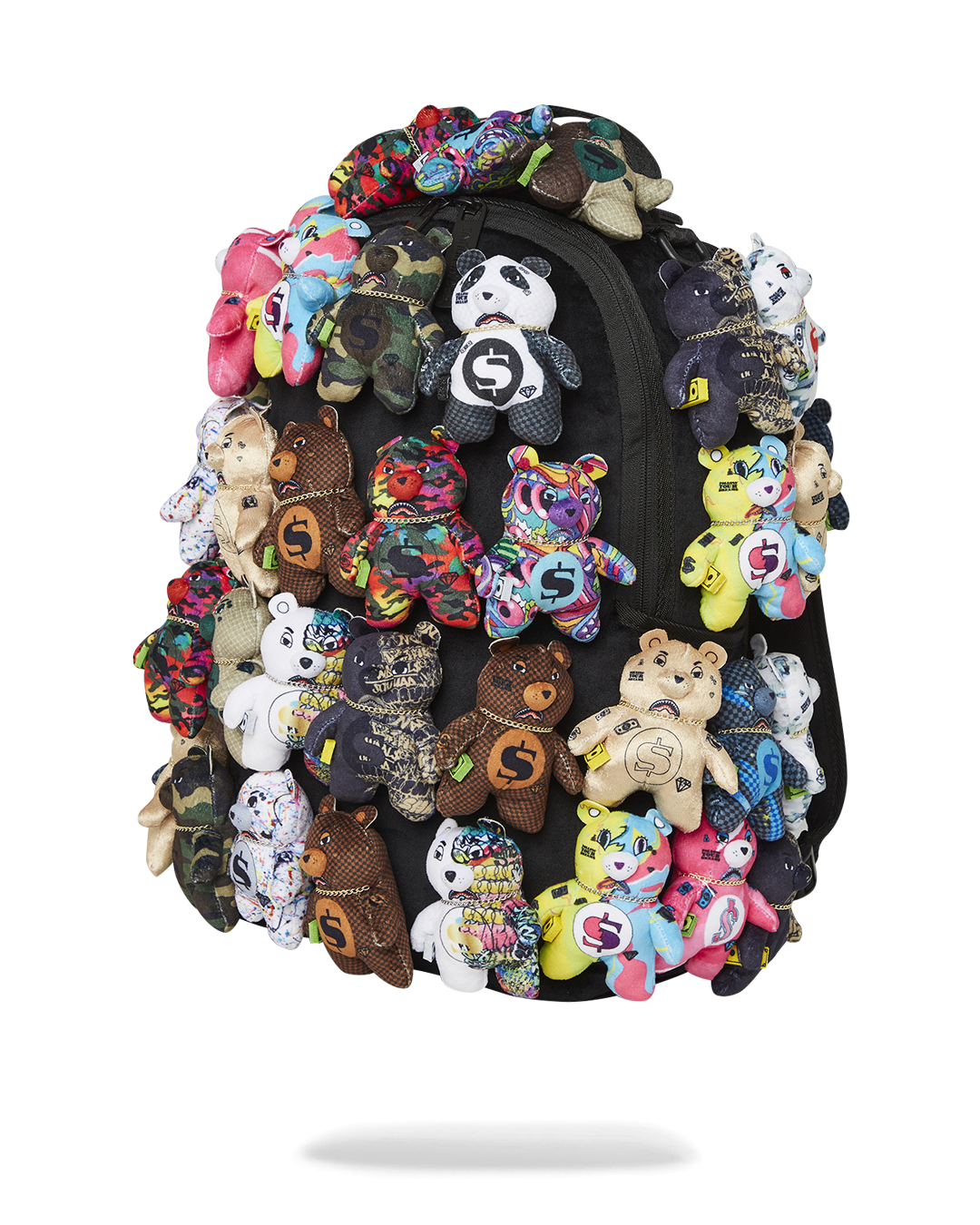 SPRAYGROUND® BACKPACK PACK OF BEARS REAL PLUSH BEARS RUNWAY PIECE BACKPACK - SUPER EXCLUSIVE