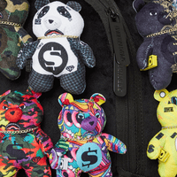 SPRAYGROUND® BACKPACK PACK OF BEARS REAL PLUSH BEARS RUNWAY PIECE BACKPACK - SUPER EXCLUSIVE