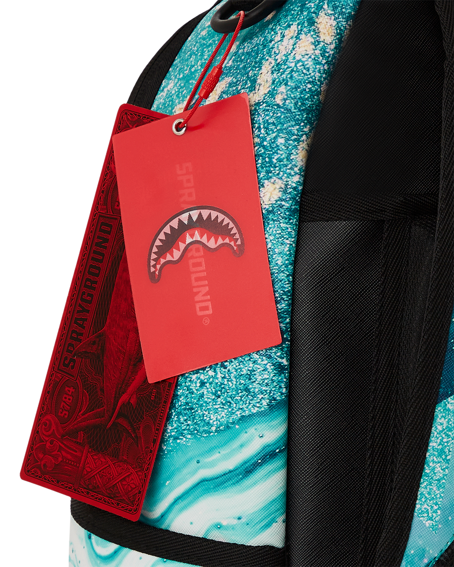 SPRAYGROUND® BACKPACK BLUE LIQUID SHARK DLXSV BACKPACK