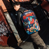 SPRAYGROUND® BACKPACK CAPATIN PLANET ON THE RUN DLXSR BACKPACK