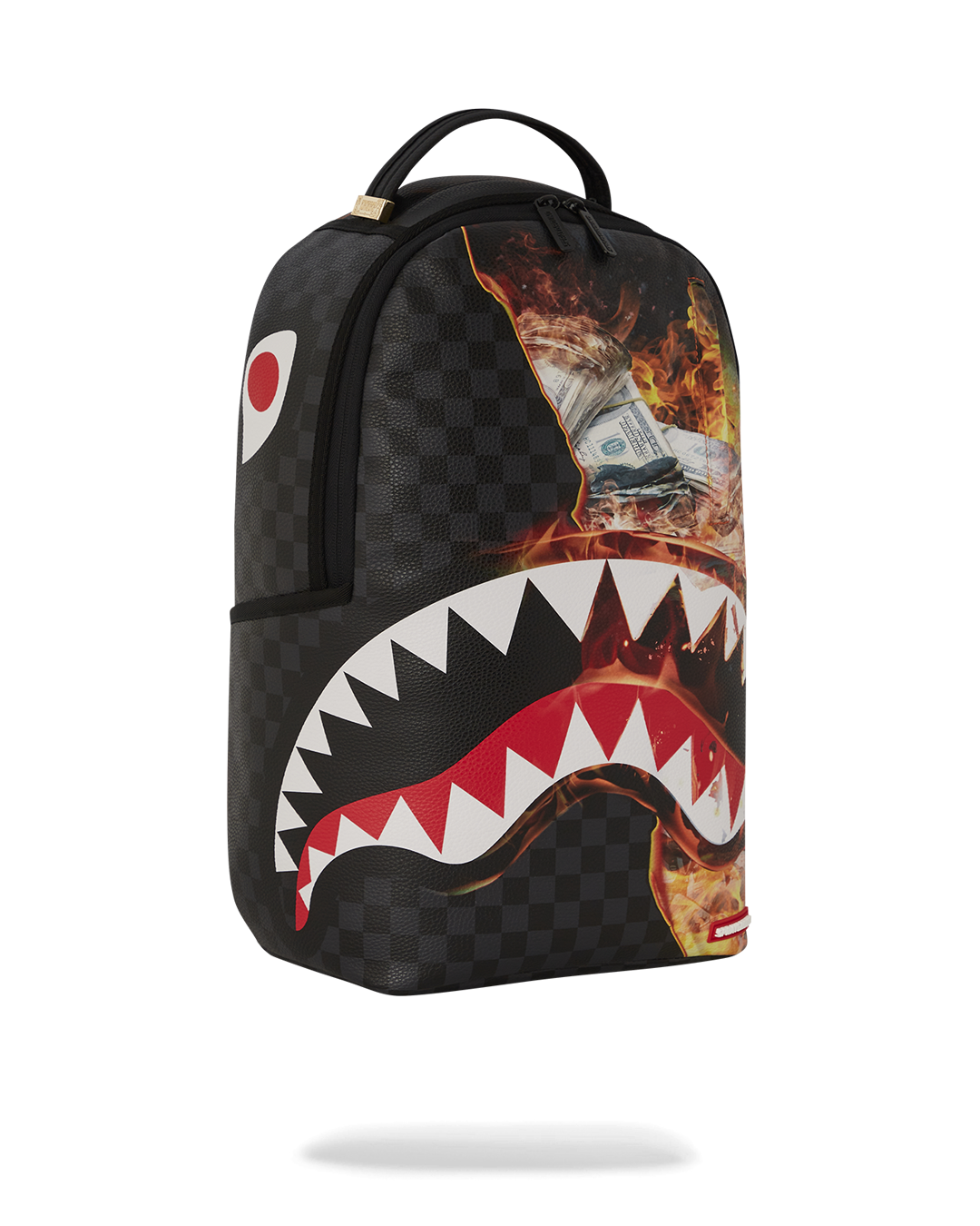 SPRAYGROUND® BACKPACK SHARK FIRE CHECK DLXSV BACKPACK