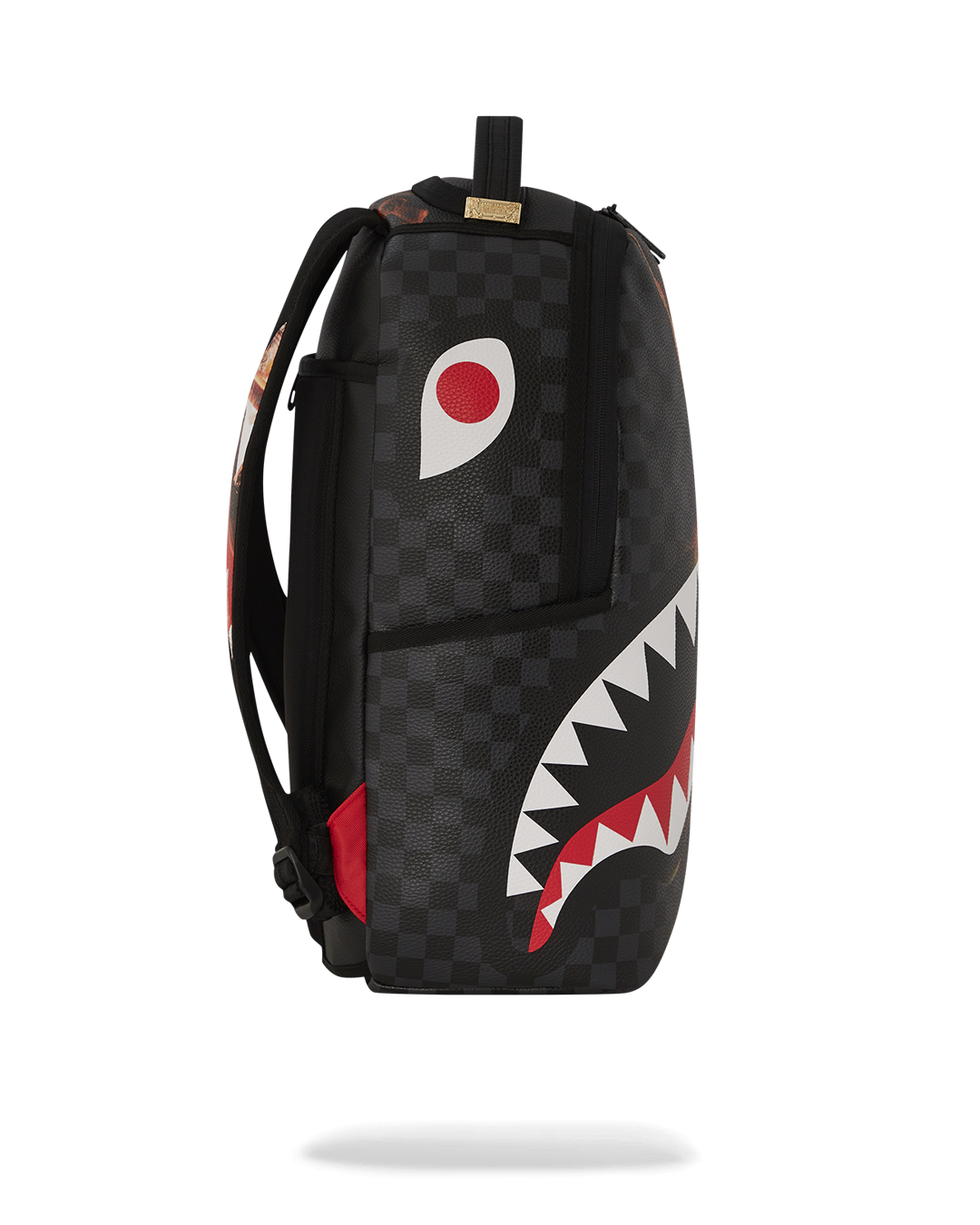 SPRAYGROUND® BACKPACK SHARK FIRE CHECK DLXSV BACKPACK