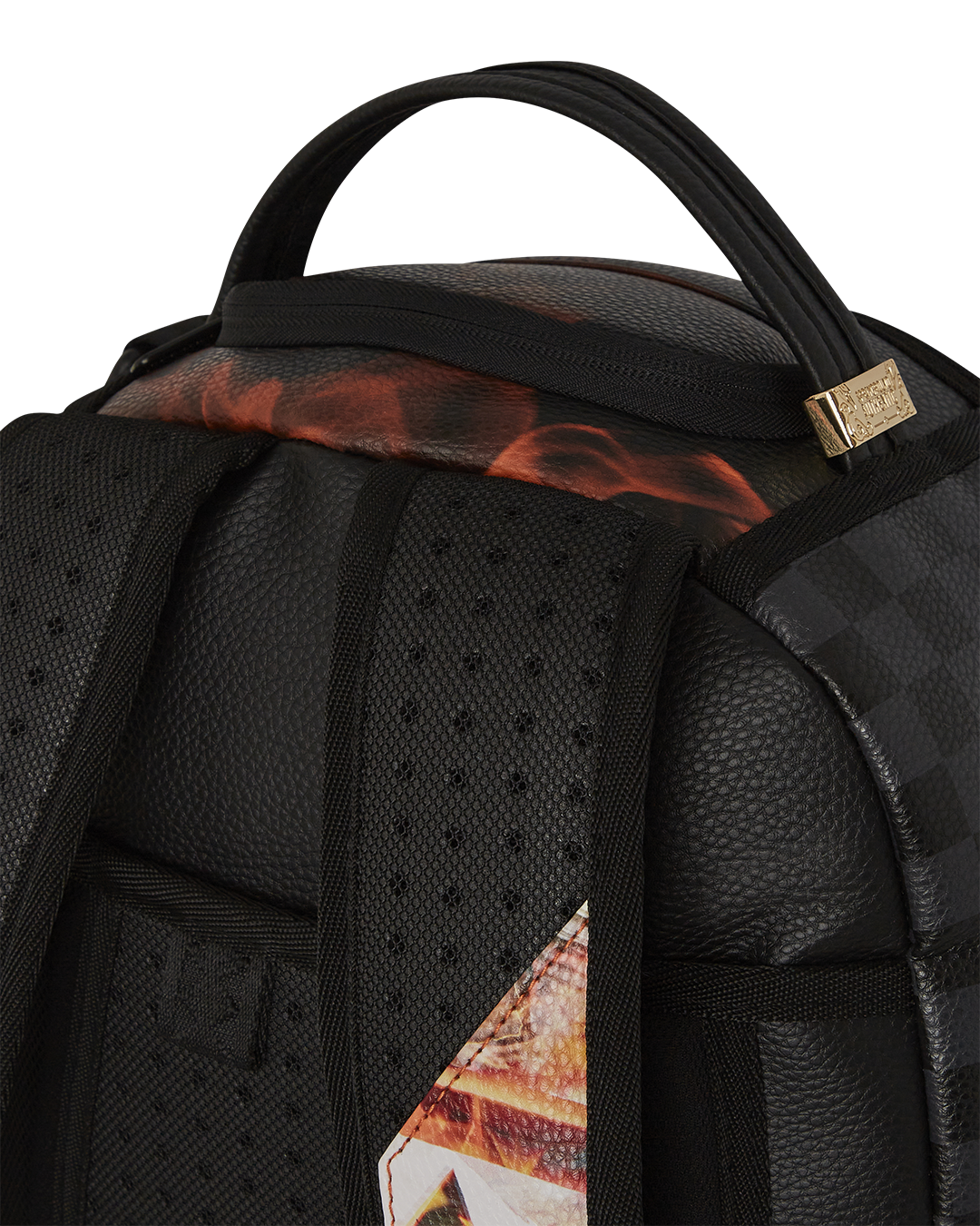 SPRAYGROUND® BACKPACK SHARK FIRE CHECK DLXSV BACKPACK