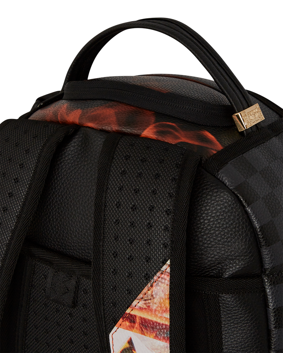 SPRAYGROUND® BACKPACK SHARK FIRE CHECK DLXSV BACKPACK