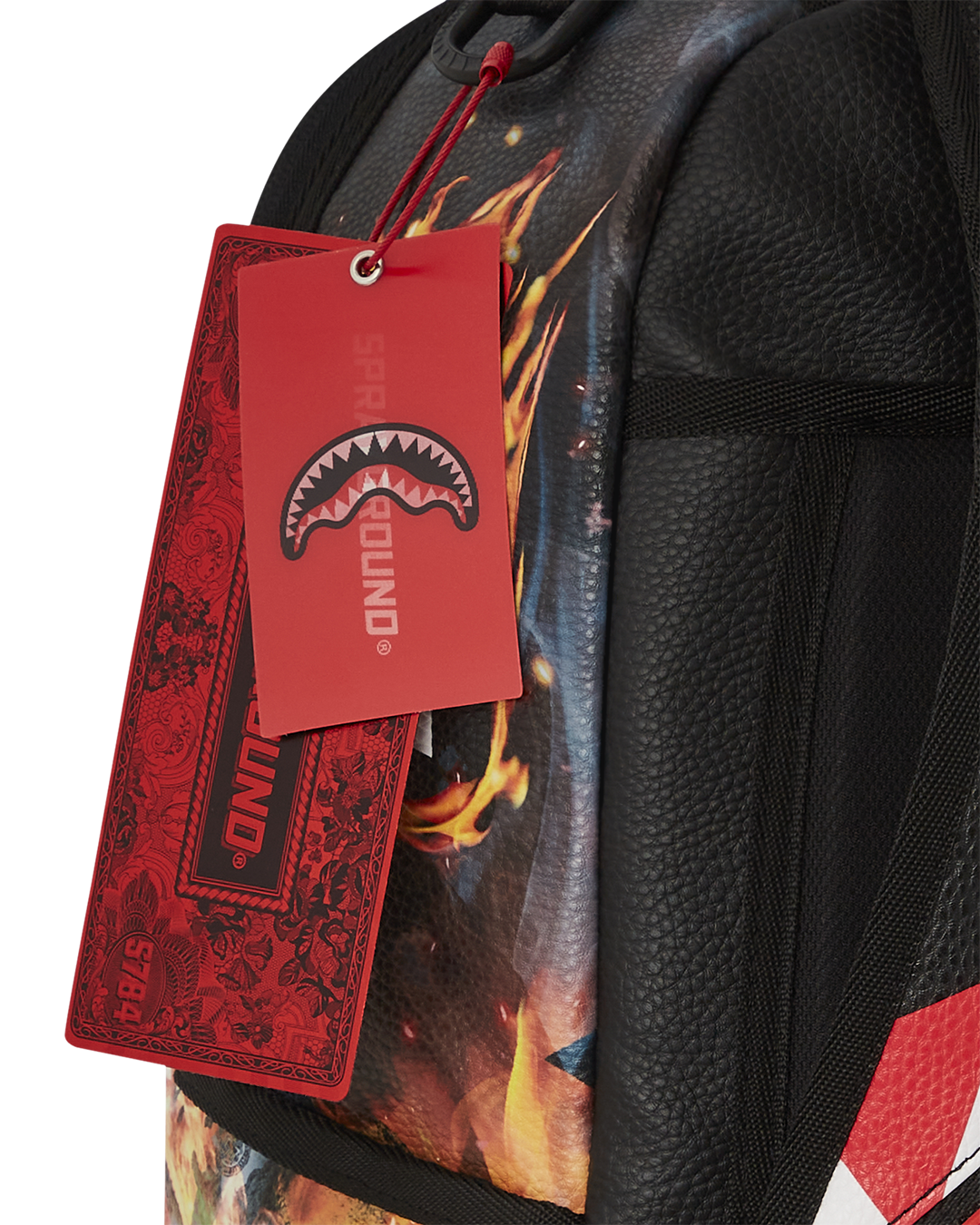 SPRAYGROUND® BACKPACK SHARK FIRE CHECK DLXSV BACKPACK