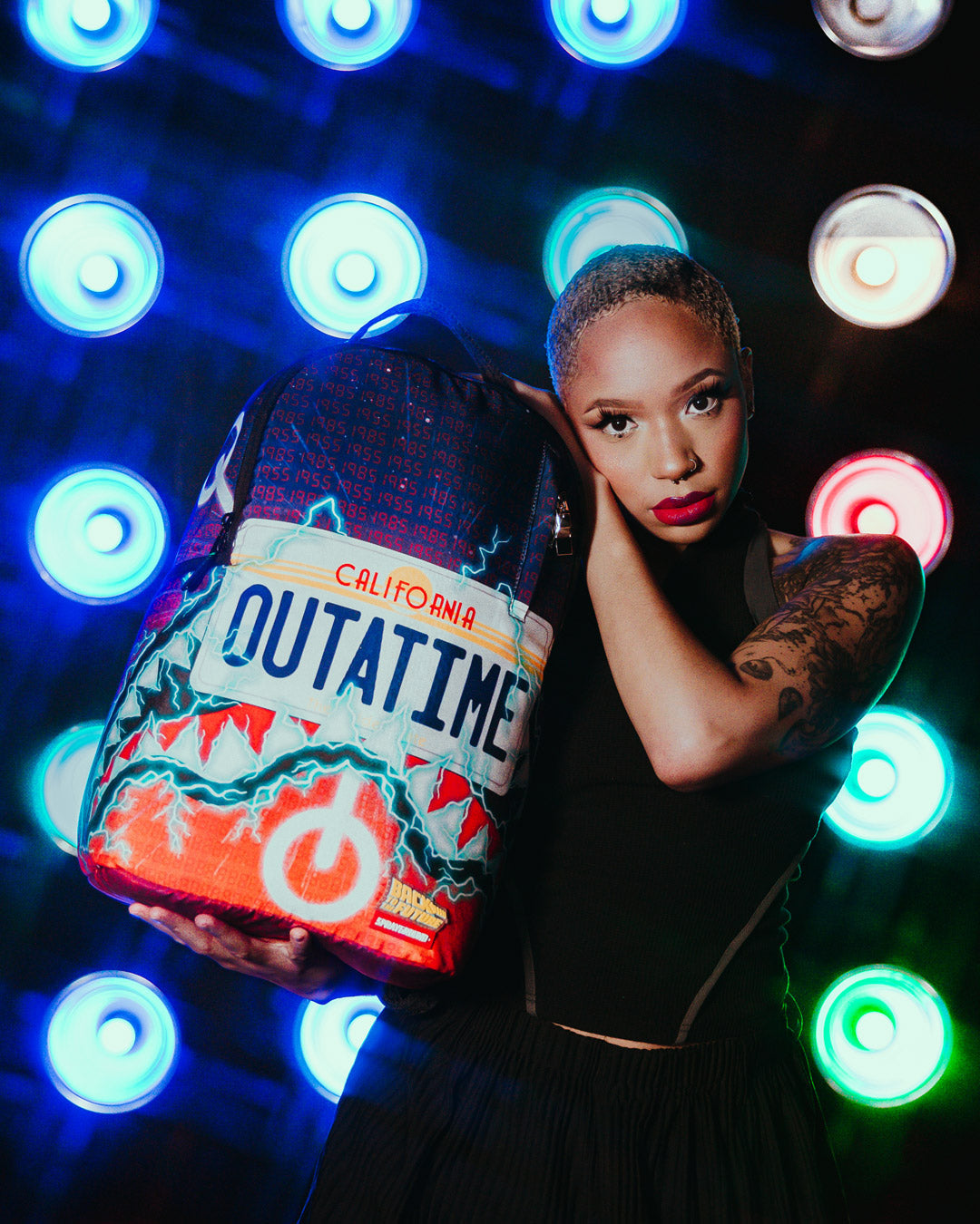 SPRAYGROUND® BACKPACK BACK TO THE FUTURE OUTATIME DLXSR BACKPACK