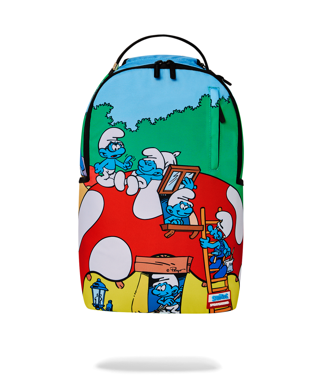 SPRAYGROUND® BACKPACK SMURFS MUSHROOM VILLAGE BACKPACK