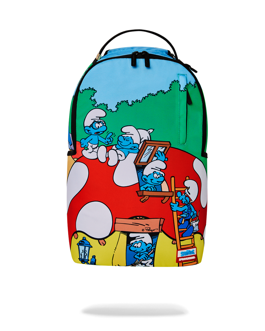 SPRAYGROUND® BACKPACK SMURFS MUSHROOM VILLAGE BACKPACK